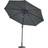 GlamHaus Tilting Table Parasol with Lights 275cm