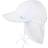 Green Sprouts Flap Sun Protection Hat - White