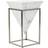 Dkd Home Decor Side Silver Metal Small Table