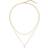 HUGO BOSS Cora Chain Necklace - Gold/Pearl