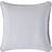 Homescapes 45 Rajput Ribbed Cushion Cover Silver, Grey (45x45cm)
