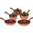 JML Copper Stone Cookware Set with lid 5 Parts