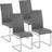 tectake Cantilevered Dining Kitchen Chair 2pcs