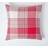 Homescapes Tartan Pattern Cushion Cover Red (60x60cm)