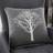 Fusion Woodland Trees Print Complete Decoration Pillows Grey, Black