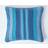 Homescapes Striped Morocco Cushion Cover Blue