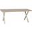 BigBuy Home Natural Cream Dining Table 90x180cm