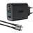 Acefast Wall Charger A17, 65 W GaN USB-C Kabel Black
