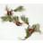 Homescapes Festive Christmas Garland with Artificial Pine Robins Decoration