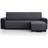 Belmarti Chaise Longue Loose Sofa Cover Grey (240x)