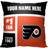 NHL Philadelphia Flyers Colorblock Personalized Square Complete Decoration Pillows