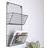 Charles Bentley Charnwood Contemporary Iron Mountable Magazine In/Outside Use 1.2kg Newspaper Rack