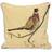 Paoletti Hunter Embroidered Pheasant Velvet Complete Decoration Pillows Natural, Green, Brown
