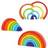 Tooky Toy s Wooden Rainbow Puzzle Blocks Creati. [Ukendt]