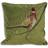 Paoletti Hunter Embroidered Pheasant Velvet Complete Decoration Pillows Brown, Green