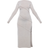 PrettyLittleThing Binding Detail Midaxi Dress - Oatmeal