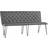 Cantina Studded Back Settee Bench