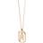 Pdpaola Womens Gold Letter X Mini 18ct Yellow-gold Plated Sterling-silver and Zirconia Pendant Necklace