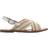 Lonnie Slingback Flat Sandal Ivory