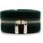 Zoe Round Travel Jewelry Case FOREST GREEN