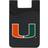 OTM Essentials NCAA Miami Hurricanes Lear Wallet Sleeve Black