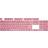 Cooler Master PBT Double shot Backlit Keycap Upgrade Set Sakura Pink (English)