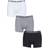 HUGO BOSS Stretch Cotton Boxer 3-pack - Black/Grey/White