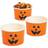 Fun Express Jack-o'-lantern paper snack cups, party supplies, 25 pieces