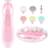 Baby nail trimmer pink electric clipper adjustable speed rotation soft cushions