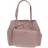 Guess hwlf69 95230 vikky tote women's handbag clip magnetic faux logo pale rose