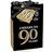 Adult 90th birthday gold birthday party favor boxes set of 12