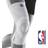 Bauerfeind Sports Knee Support NBA Officially Licensed Basketball Brace with Medical Compression Sleeve Design with Omega Gel Pad for Pain Relief & Stabilization White, XXL