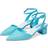 Franco Sarto Naya Aqua Blue Raffia Women's Shoes Blue