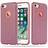 Cadorabo STAR DUST PINK Case for Apple iPhone 7 iPhone 7S TPU Glitzer