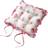 Homescapes Frilled Seat Pad Chair Cushions Pink