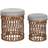 Dkd Home Decor 40 Brown Bamboo Tropical Foot Stool
