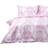 Homescapes Super-King, French Toile Patterned Duvet Cover Pink