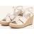 Ted Baker Women's Wedge Espadrille Sandals in White, Carda, Leather