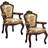Design Toscano Carved Rocaille Kitchen Chair