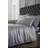 Catherine Lansfield Soft Satin Duvet Cover Grey, Silver