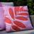 Fusion Ingo Leaf Complete Decoration Pillows Pink