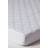 Homescapes Double Luxury Triple Fill Mattress Cover White