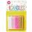 Unique Party 19972 Pink, White & Gold Spiral Birthday Candles, Pack of 24