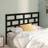 vidaXL black, 156 Solid Wood Pine Bed Headboard