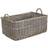 Shallow Antique Wash Unlined Basket