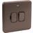 Schneider Electric Lisse Mocha Bronze Screwless 13A DP Spur Unit Switched & LED Indicator