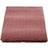 House Doctor Ruffle plaid dusty berry Blankets Pink, Red