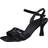 Paul Green 6.5 Adults' 6058-023 Black Suede Womens Strappy Sandals