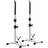 Homcom Adjust Pair of Barbell Squat Racks Stand Weight Lifting Bench Press Gym