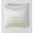 Homescapes Cream, Crushed Cushion Cover White, Natural